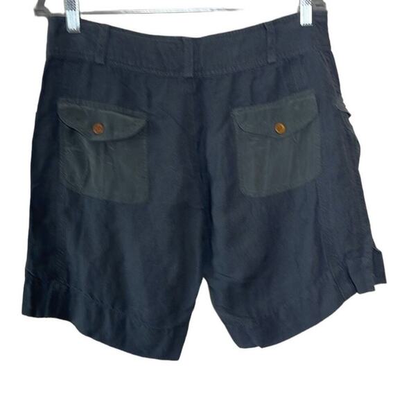 DIESEL LINEN CARGO SILK POCKETS WOMEN'S SHORTS SIZE 31 - Picture 2 of 8